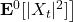 \mathbf{E}^0[ |X_t|^2 ] \bigr]